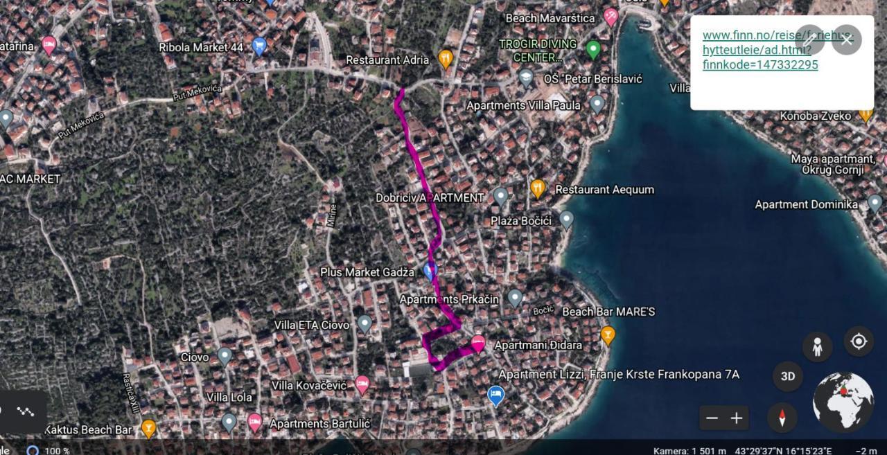 Apartment Lizzi. Trogir Kültér fotó